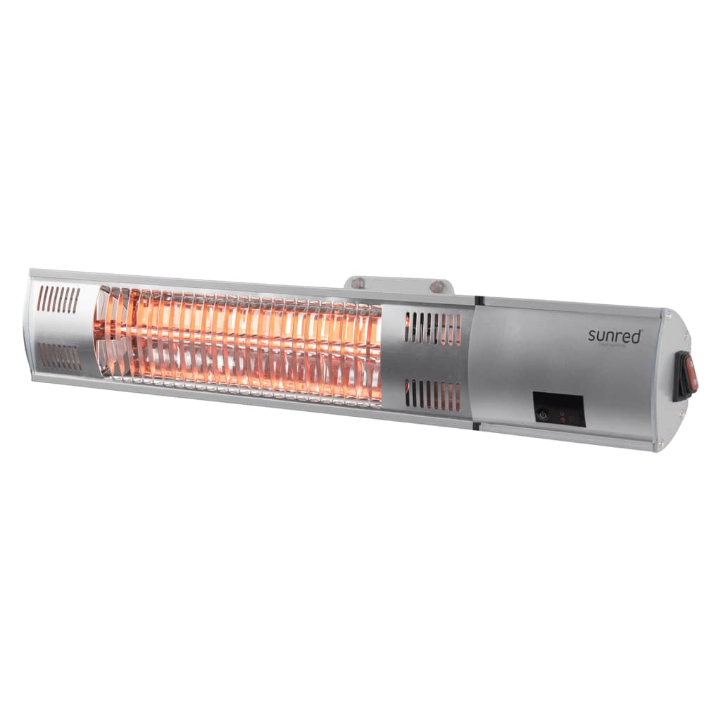 Sunred rose gold argenten Royal Diamond wand chauffage de terrasse of chauffage met 2000 Watt